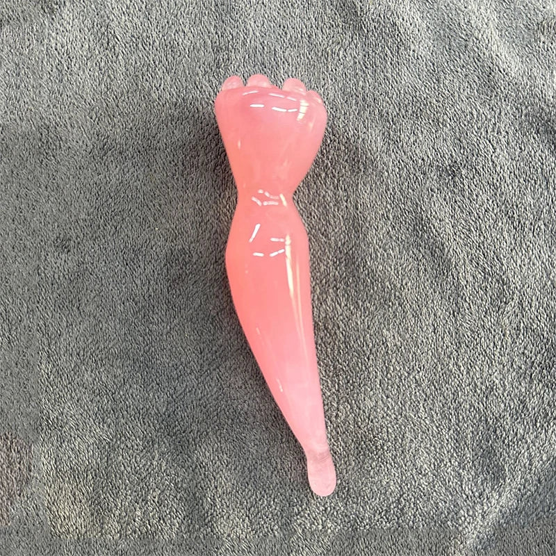 YOVIP Facial & Scalp Meridian Massage Scraping Tool Facial Massage Tool SWANS 14CM pink