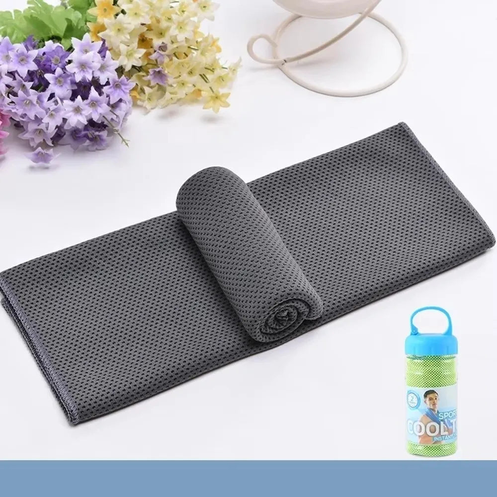 SWANS Cooling Towel – Quick-Dry Breathable Beach & Sport Cooling Sport Towel SWANS Dark Grey