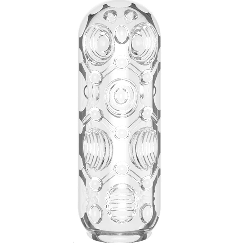 Men's Transparent TPE Stroker Cup – Soft Realistic Texture Male Stroker Cup SWANS dz