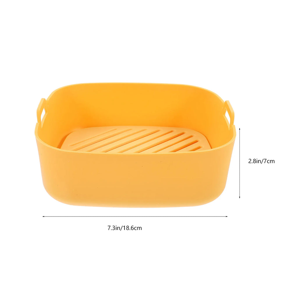SWANS Reusable Silicone Air Fryer Liner – Non-Stick Baking Mat Silicone Baking Liner SWANS