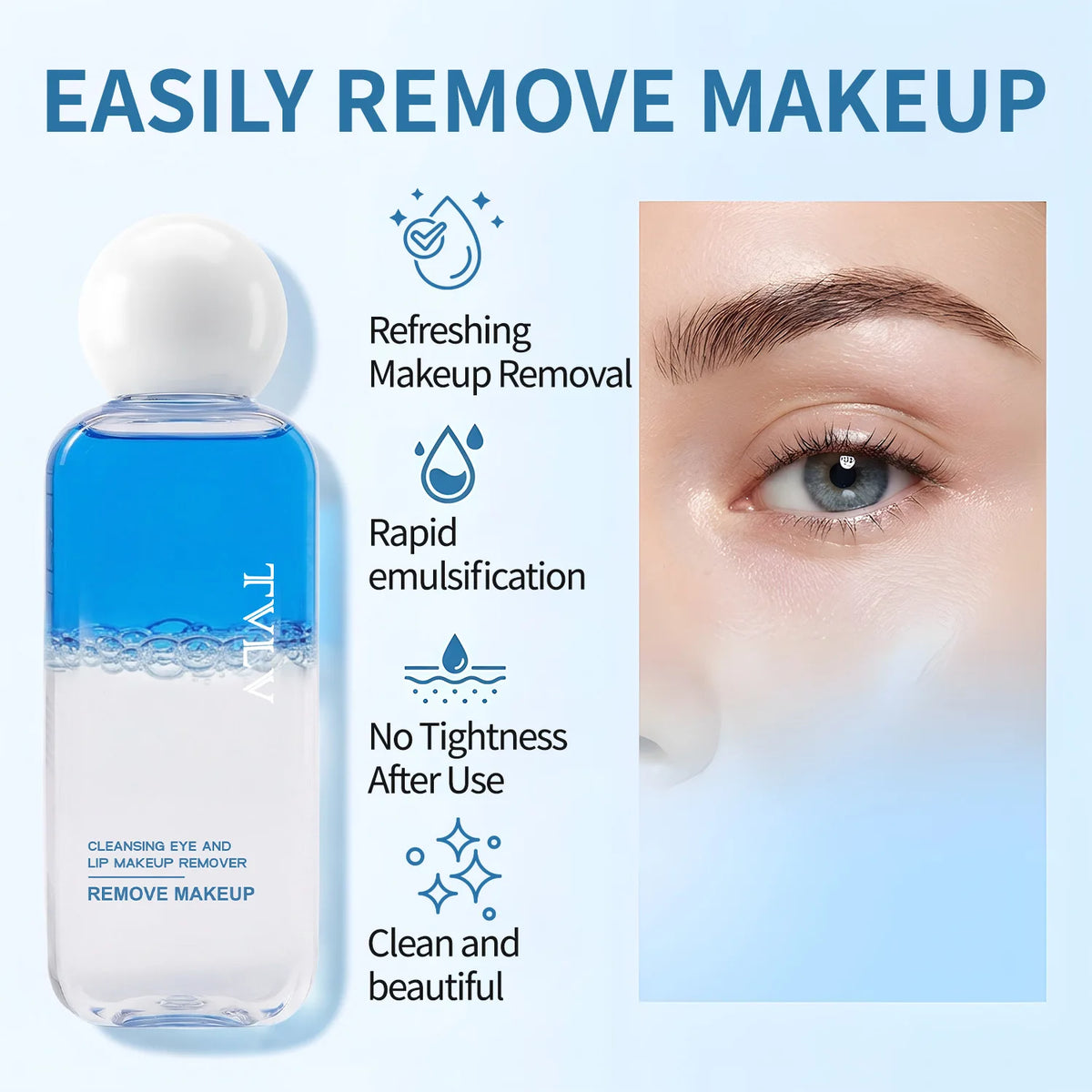 TVLV Gentle Makeup Remover Cleansing Oil 120ml | All Skin Makeup Remover Oil SWANS