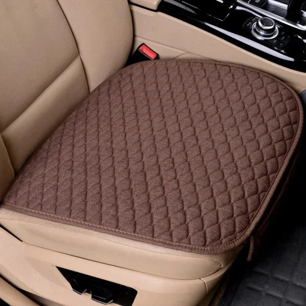 SWANS Linen Car Seat Cushion – Non-Slip All-Season Pad Car Seat Cushion SWANS