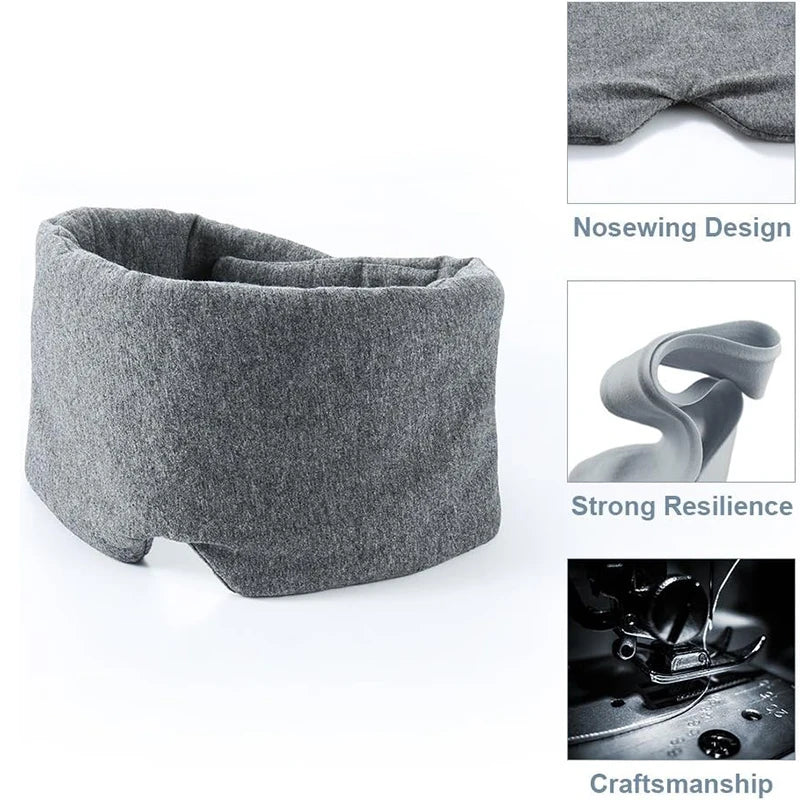 SWANS Cotton Sleep Mask – Soft Breathable Adjustable Eye Cover Sleep Eye Mask SWANS