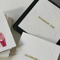 Rose Embossed Press-On Nail Display Cards 75mm – 20 Pack Nail Display Cards SWANS Default Title
