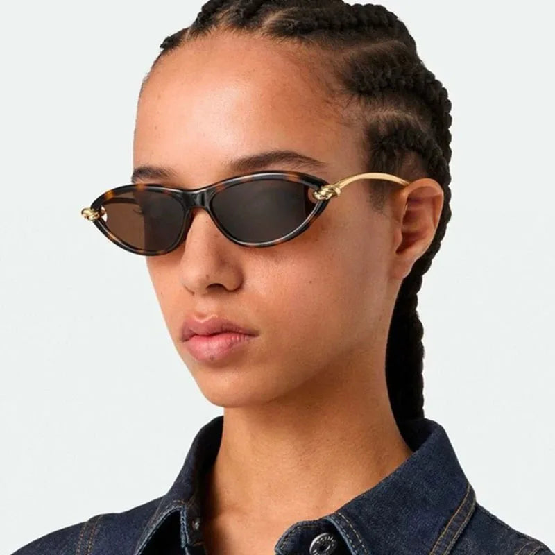 Y2K Vintage Cat Eye Sunglasses UV400 Gradient – Women Cat Eye Sunglasses SWANS
