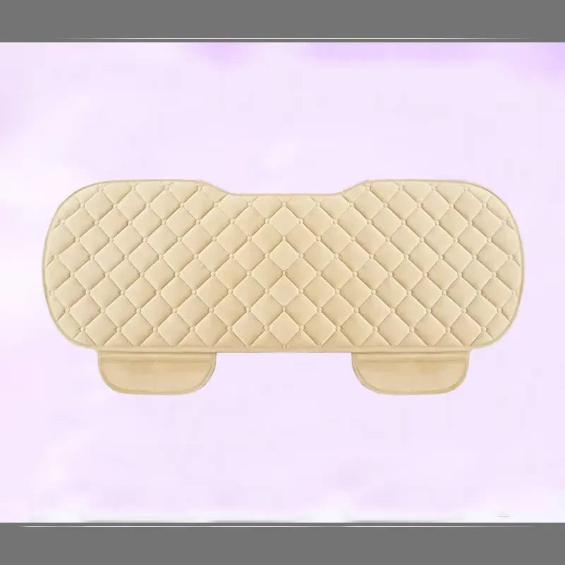 Universal Winter SUV Car Seat Cover – Anti-Slip Linen Cushion Car Seat Cover SWANS Beige color