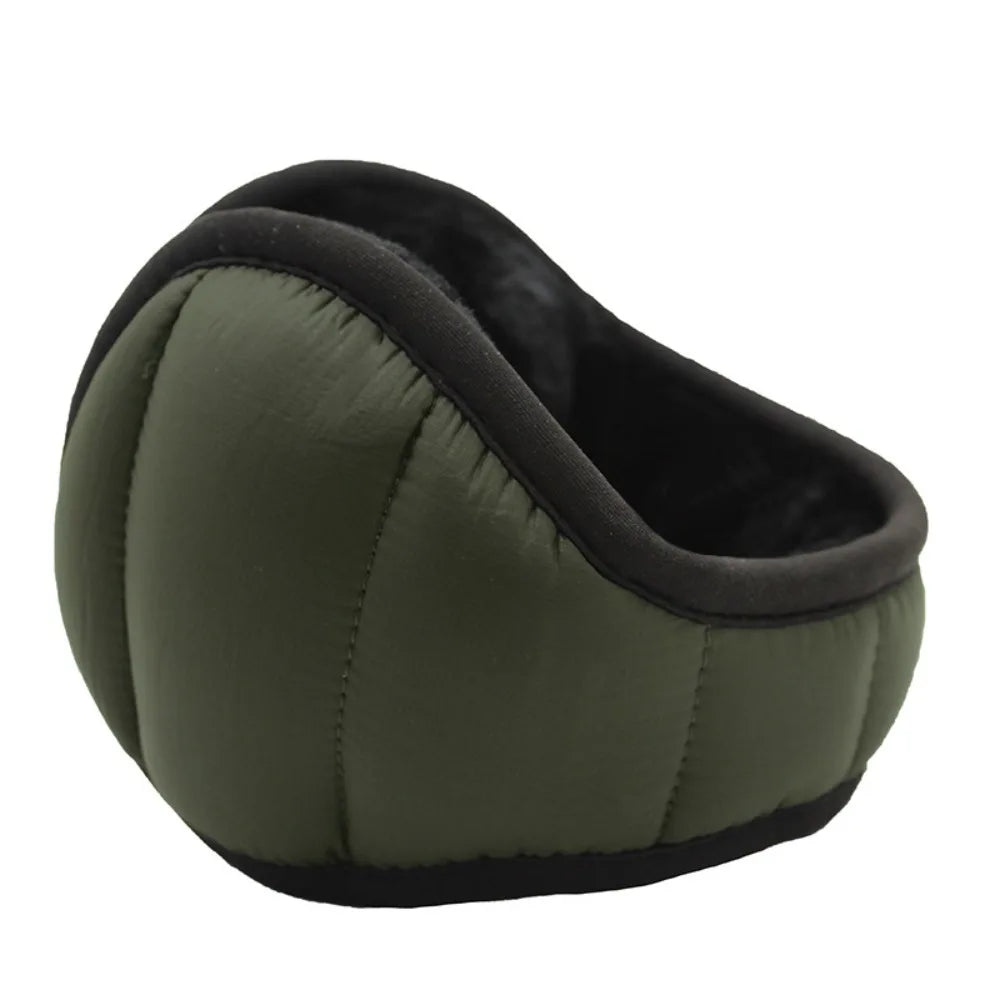 Foldable Winter Earmuffs – Waterproof Windproof Ear Cups Winter Earmuffs SWANS Green