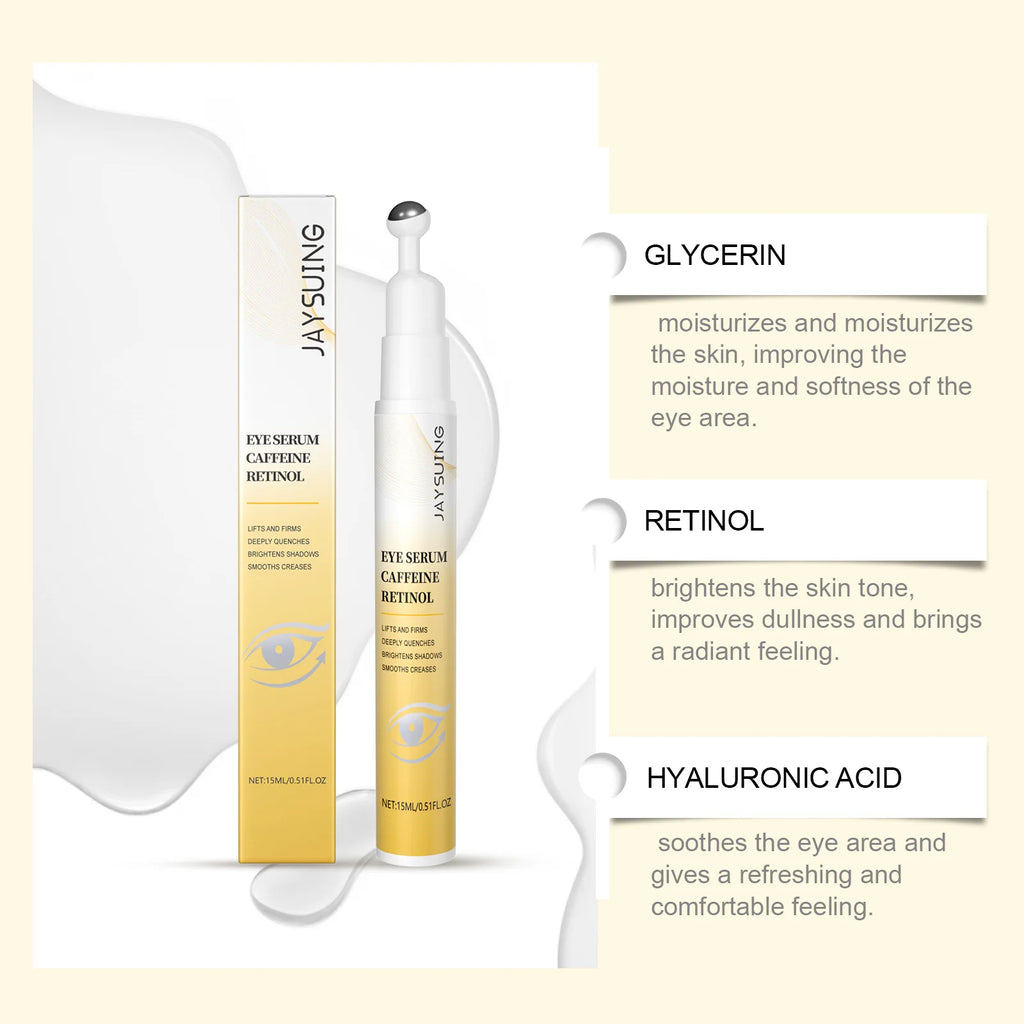 Retinol Eye Serum Roller – Brightening, Firming & Hydrating Eye Serum Roller SWANS