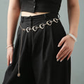 Moon Star Metal Waist Chain Belt – Women's Body Chain Body Chain Belt SWANS A Style golden Adjustable