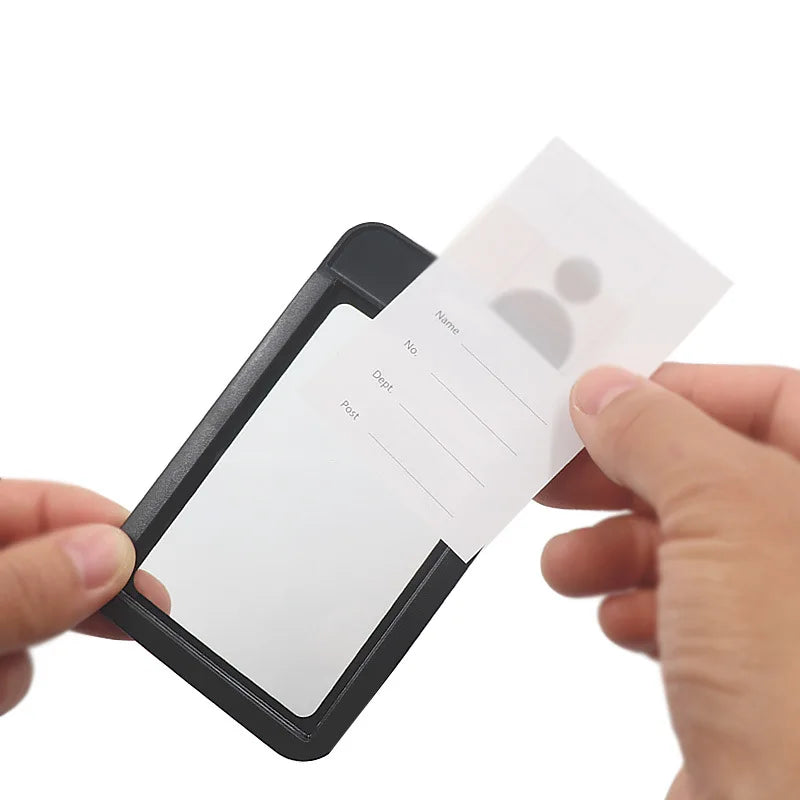 SWANS Retractable Lanyard ID Card Holder Hard Shell Set ID Card Holder SWANS