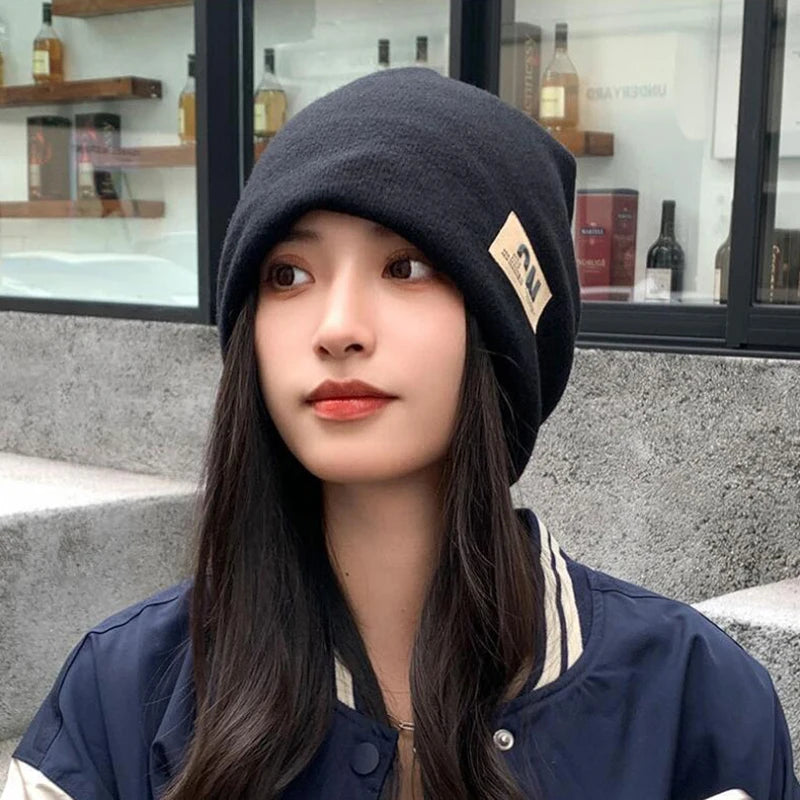 Women's Slouchy Knit Beanie – Baggy Warm Winter Hat Knit Beanie Hat SWANS
