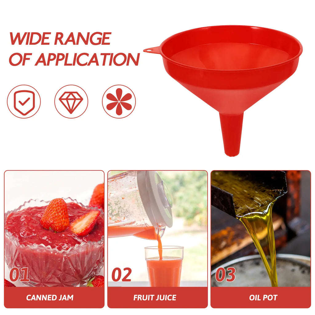 Wide Mouth Reusable Plastic Kitchen Funnel for Liquids & Dry Kitchen Funnel SWANS