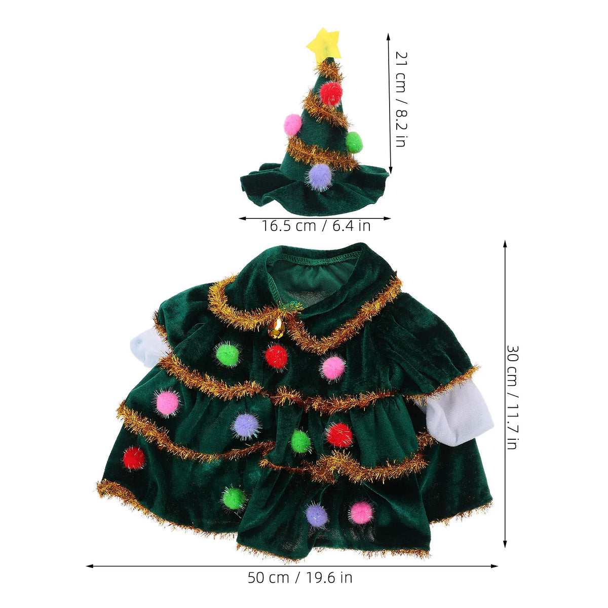 23 Inch Christmas Porch Goose Santa Outfit – Holiday Costume Holiday Goose Costume SWANS