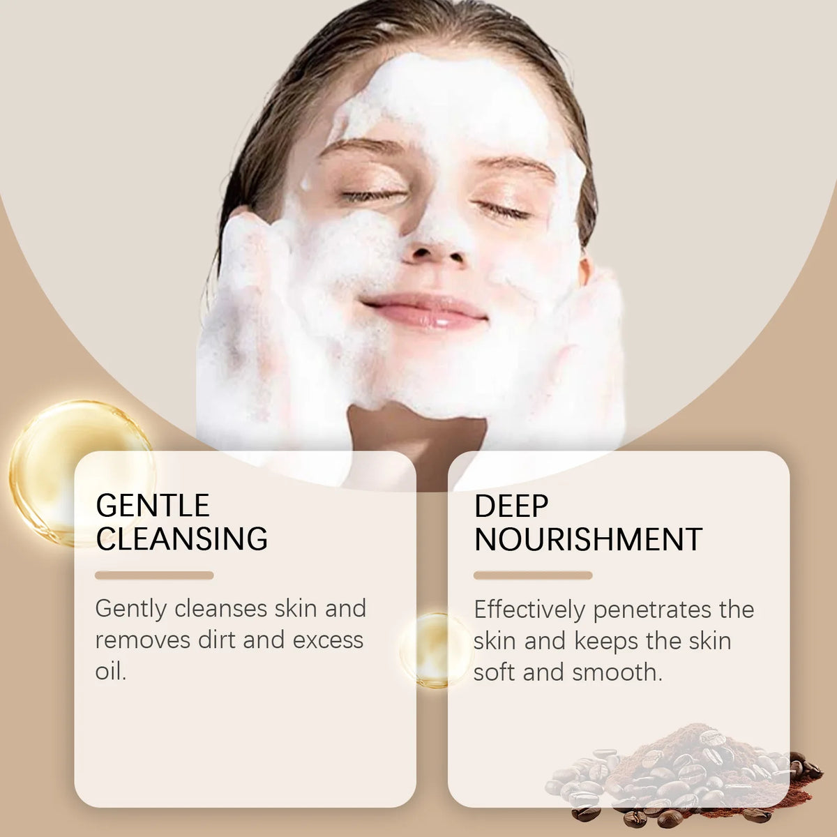 WEST MONTH Coffee Soap Bar – Brightening Deep Cleanse 100g Face & Body Soap SWANS