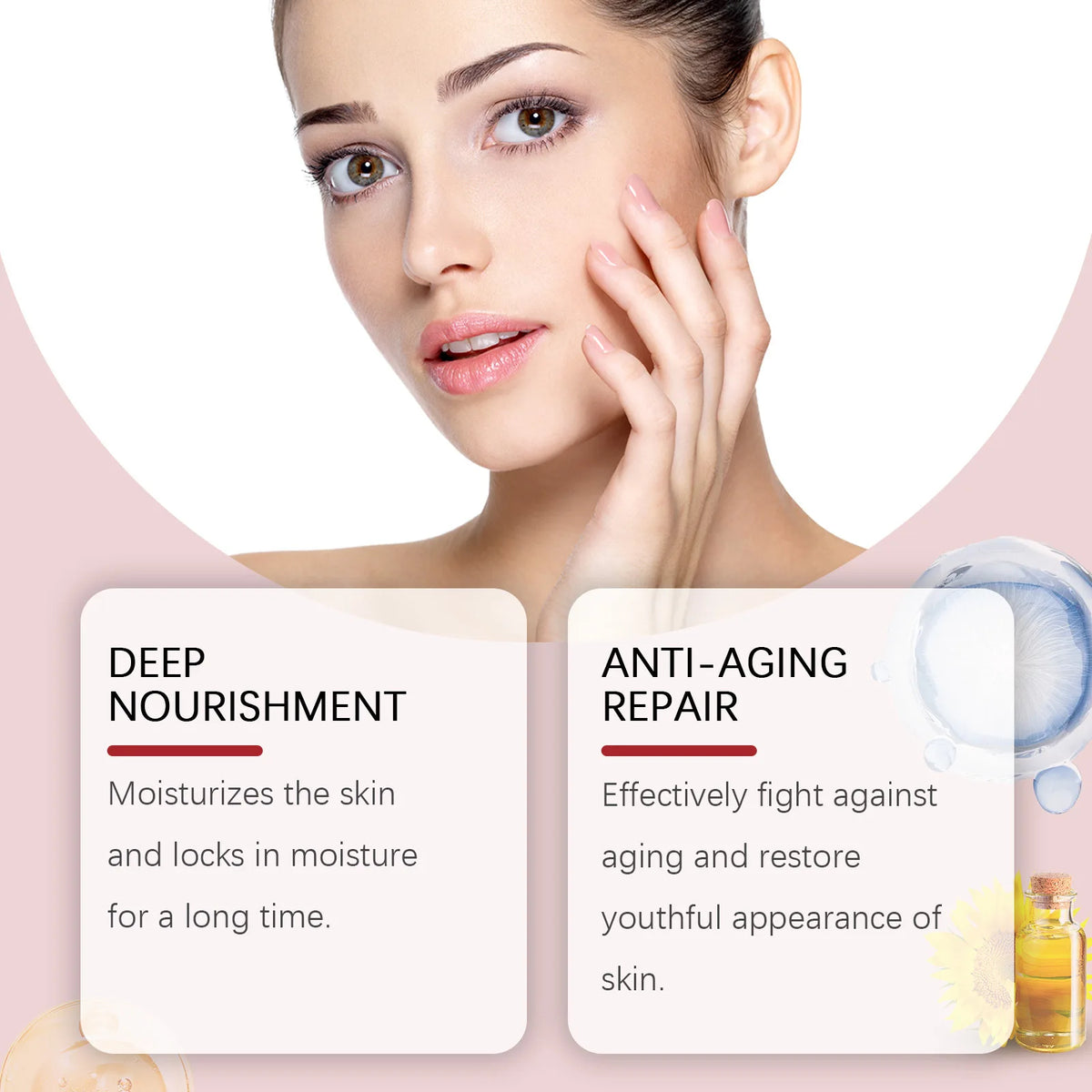 WEST MONTH Peptide Day Cream – Hydrating Firming Face Cream Peptide Face Cream SWANS