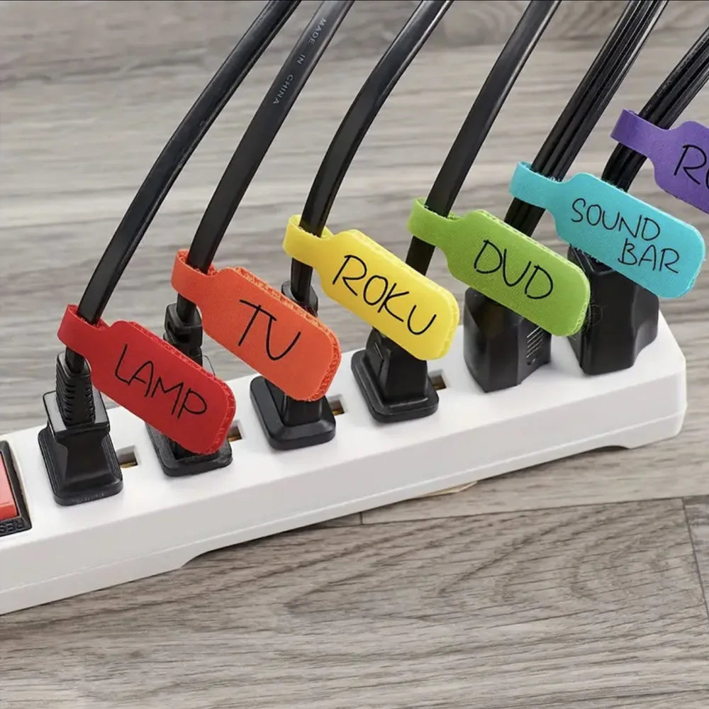 Colorful Writable Cable Ties – Nylon Label Organizers (2–32 Pack) Cable Ties Organizer SWANS