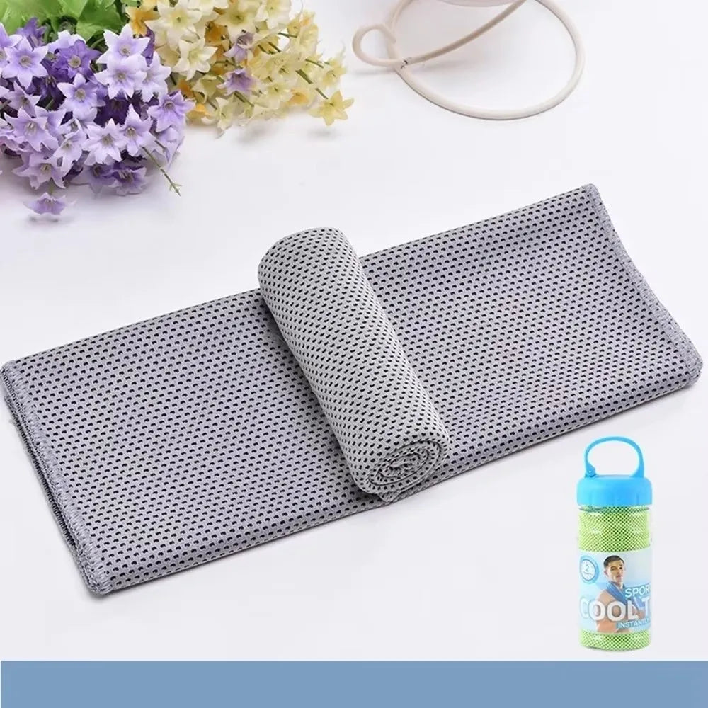 SWANS Cooling Towel – Quick-Dry Breathable Beach & Sport Cooling Sport Towel SWANS Grey
