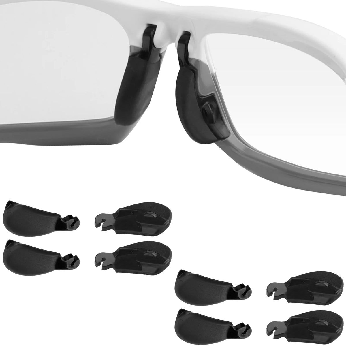 Silicone Nose Pads for Oakley Split Jacket OO9099 – E.O.S Eyewear Accessories SWANS 4 Pairs-Large