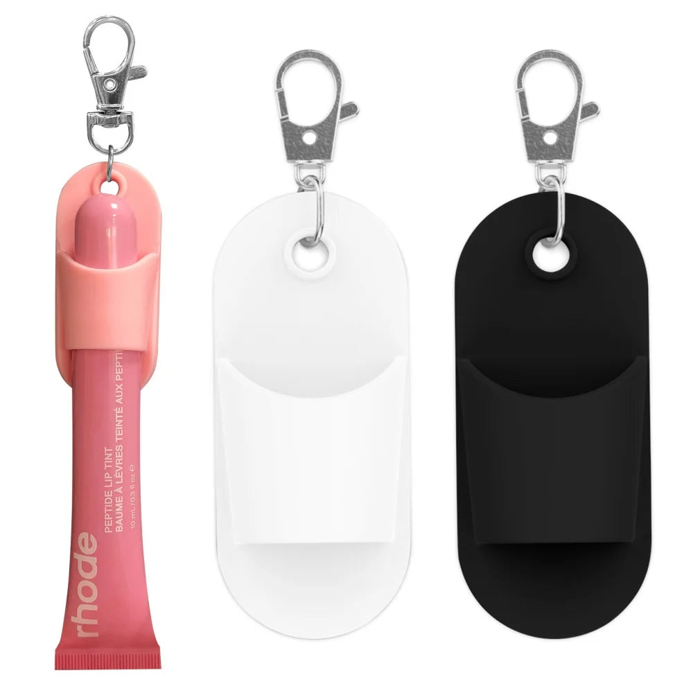 Silicone Clip Keychain – Pen, Lip Balm & Glasses Holder Clip-On Keychain SWANS