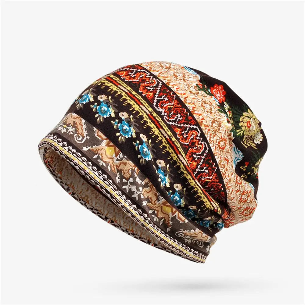 Elastic Knit Turban Hat – Women's Head Wrap Beanie Hijab Scarf Turban Head Wrap SWANS