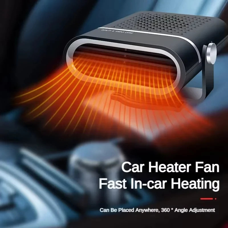 Portable Car Heater 12V/24V – Windshield Defroster & Defogger Portable Car Heater SWANS