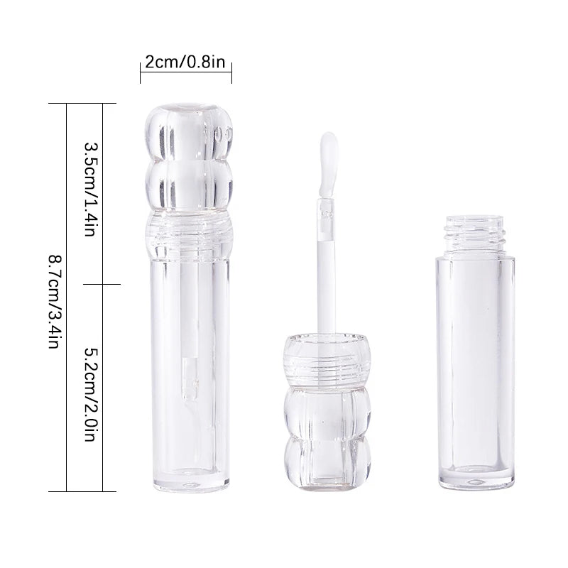Empty Refillable Lip Gloss Tube – Transparent Mini Cosmetic Cosmetic Container SWANS A4