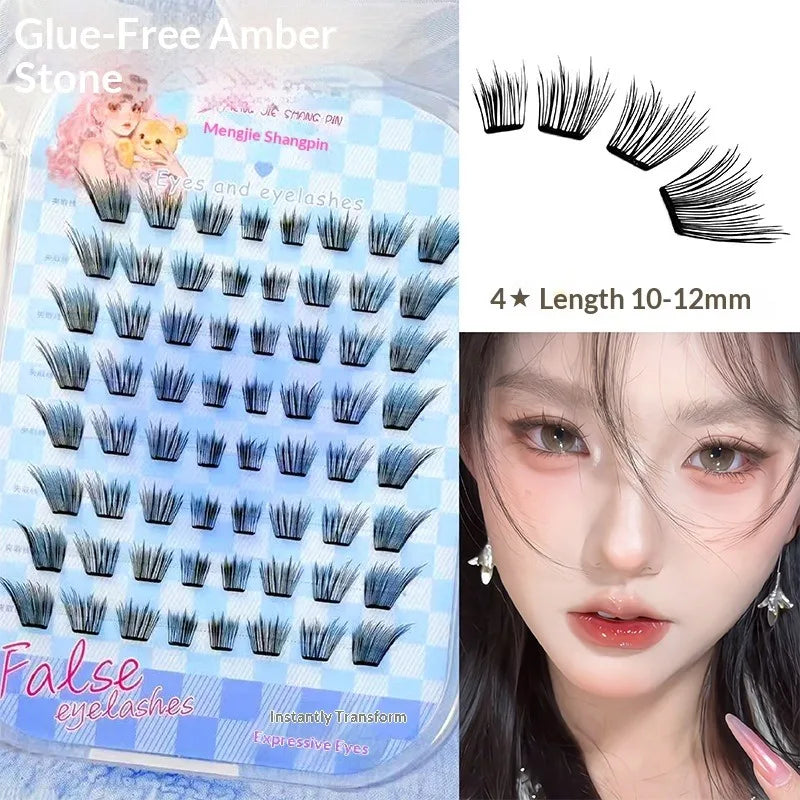Self-Adhesive False Eyelashes – No Glue Voluminous Lashes False Eyelashes SWANS 03