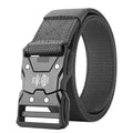 Unisex Tactical Belt – Quick Release Buckle, Adjustable Polyester Tactical Belt SWANS GRAY 125cm