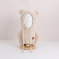 Kids Knitted Balaclava Hat Windproof Ear Protection Ages 4-6 Kids Balaclava Hat SWANS Beige