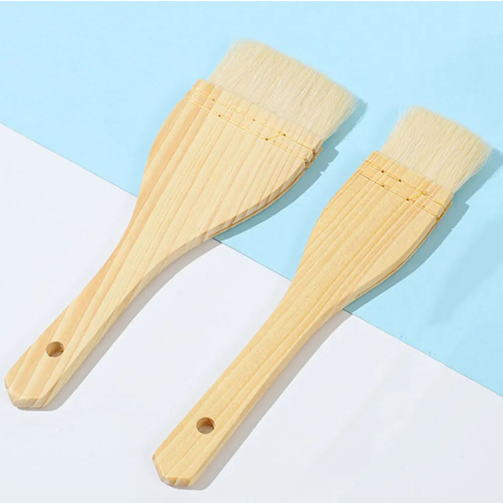 ROSENICE 2-Pack Wool Basting Brushes – BBQ, Baking & Egg Wash Basting Brush Set SWANS
