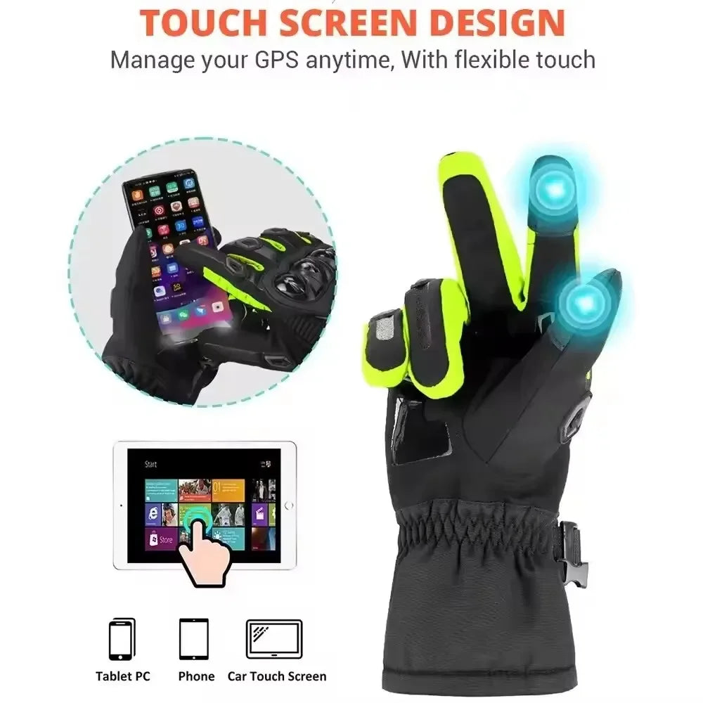 SWANS Windproof Waterproof Motorcycle Gloves | Touch Screen Motorcycle Riding Gloves SWANS