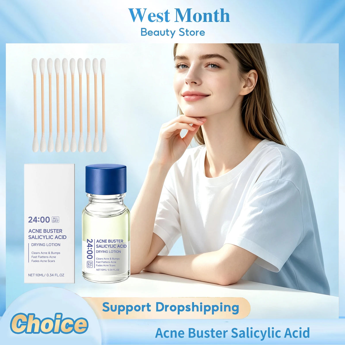 Salicylic Acid Drying Lotion – Oil Control & Pore Clearing Face Drying Lotion SWANS