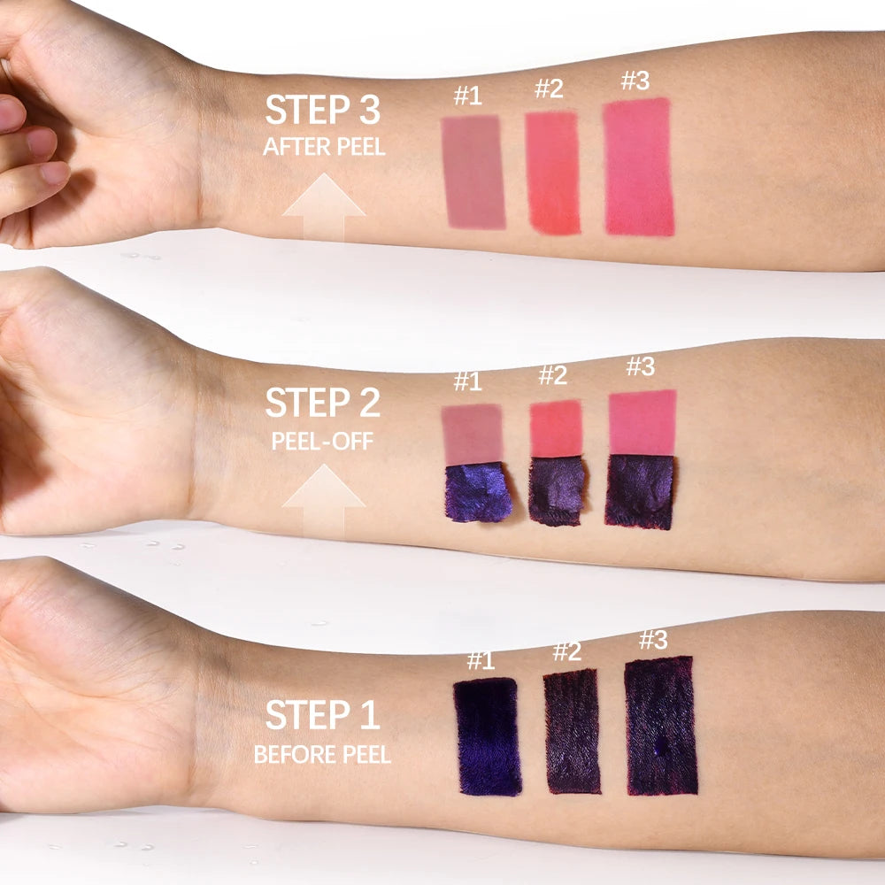 Matte Peel-Off Lip Stain Tint – Waterproof Long-Lasting Lip Stain Tint SWANS