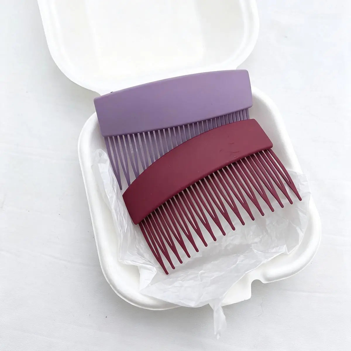 Women's Wide Hair Combs – Classic Back Head Comb Set 1/3/4/9 PCS Hair Comb Set SWANS 2 PCS DSMH