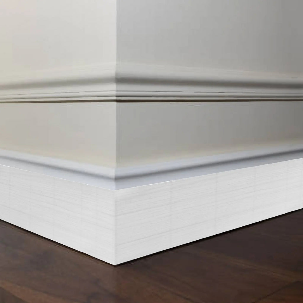 Self-Adhesive PVC Skirting Board Trim – Flexible Molding Strip Decorative Molding Trim SWANS Default Title