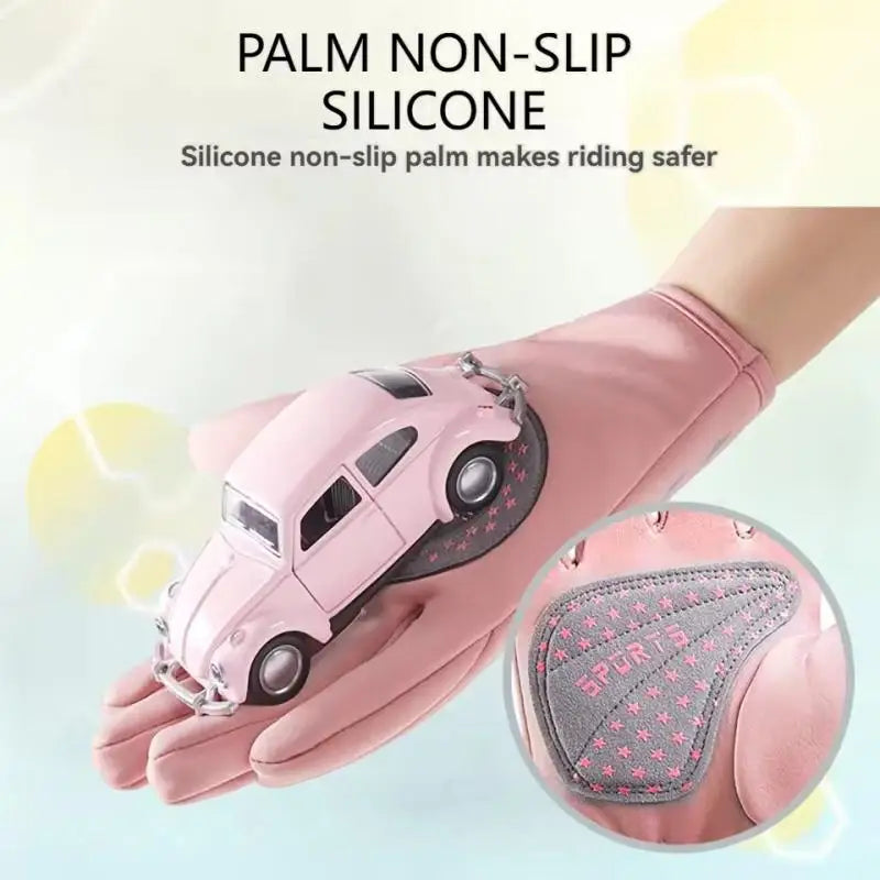 Kids Winter Cycling Gloves Anti-Slip Fleece Lined Boys Girls Kids Winter Gloves SWANS
