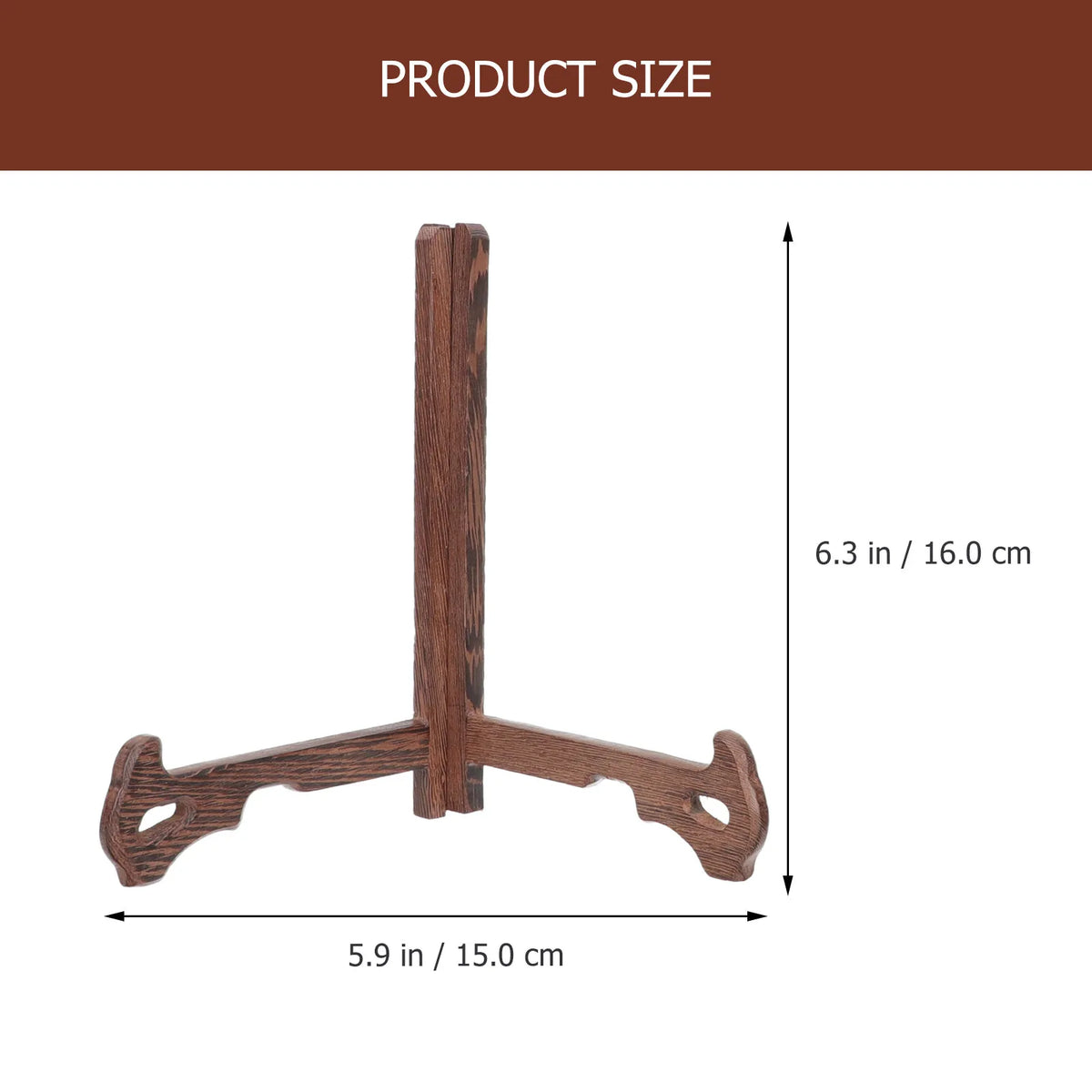 Wooden Desktop Display Stand for Plates, Dishes & Tea Cakes Desktop Display Stand SWANS