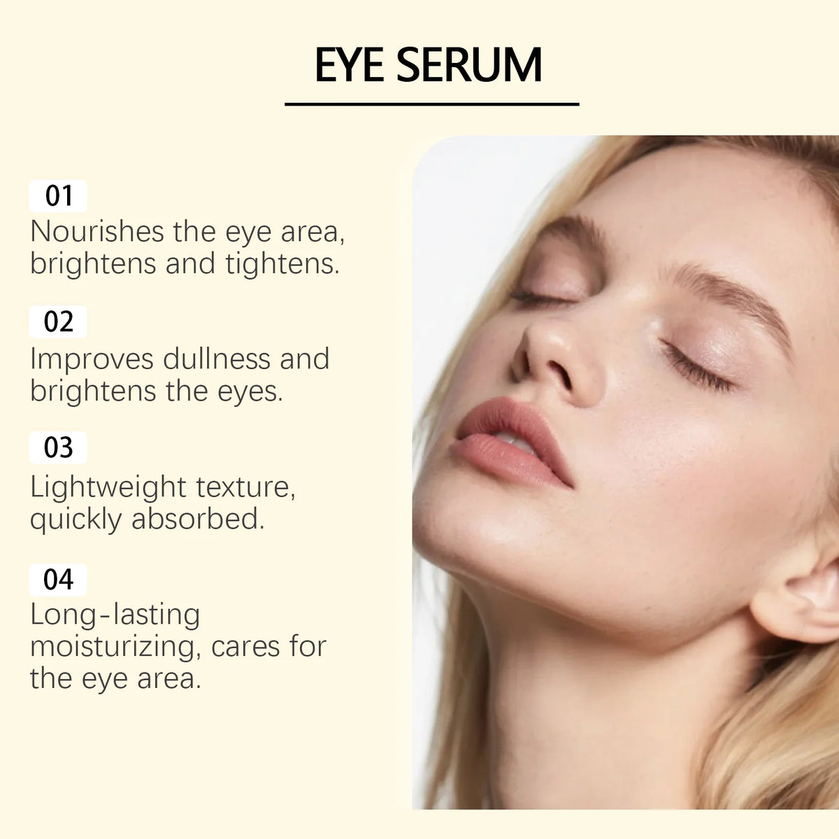 Retinol Eye Serum Roller – Brightening, Firming & Hydrating Eye Serum Roller SWANS
