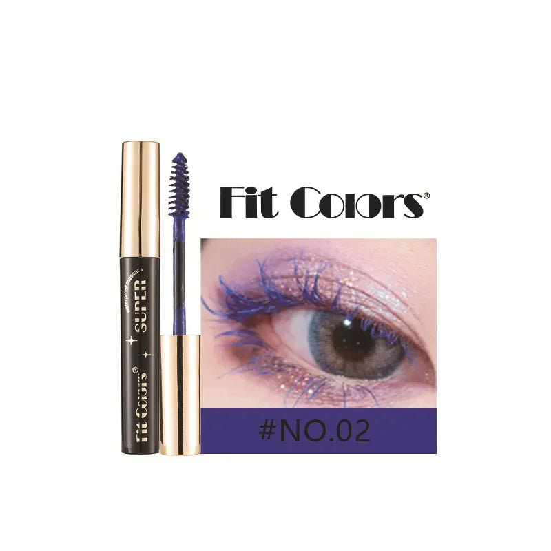 4D Silk Fiber Colored Mascara – Waterproof Lengthening Formula Colored Mascara SWANS 02