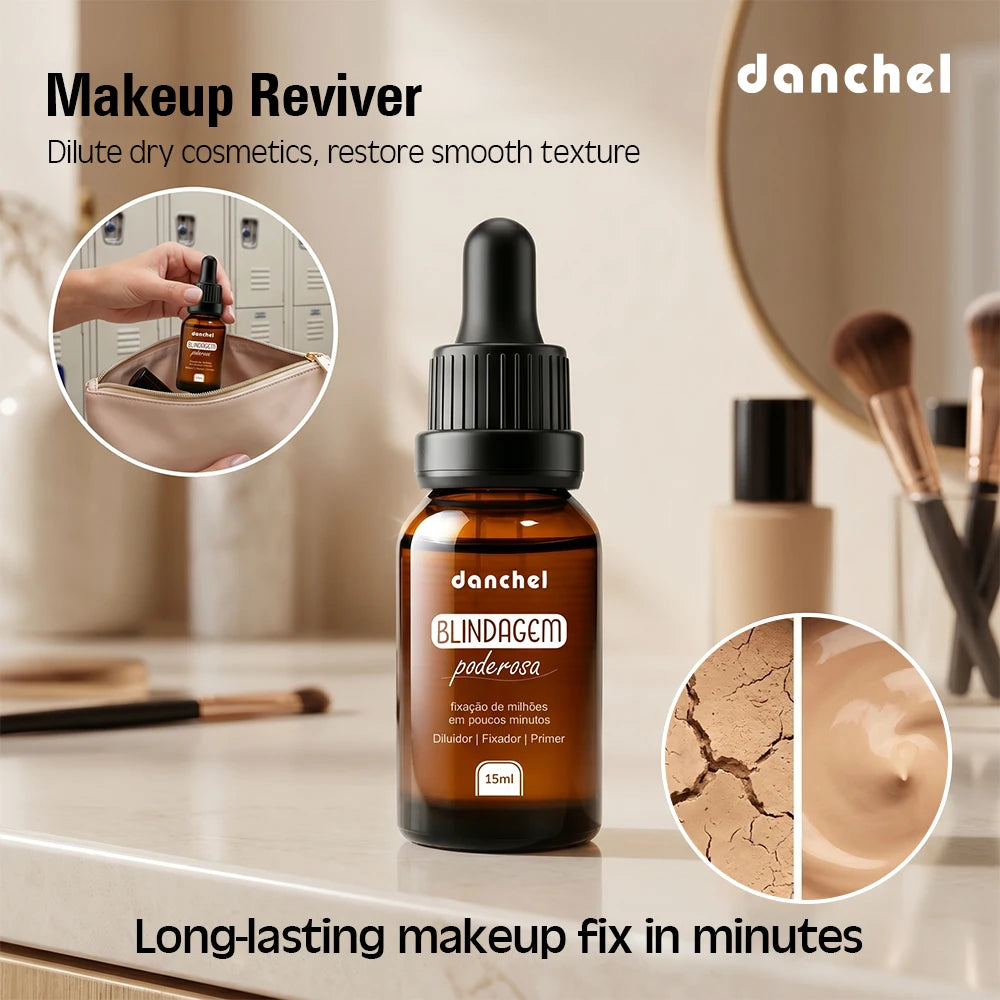Danchel 3-in-1 Makeup Primer Setting & Hydrating Base 15ml Makeup Primer SWANS