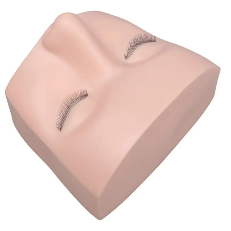 3-Layer Eyelash Extension Mannequin Head Practice Tool – 5-Pack Lash Training Mannequin SWANS
