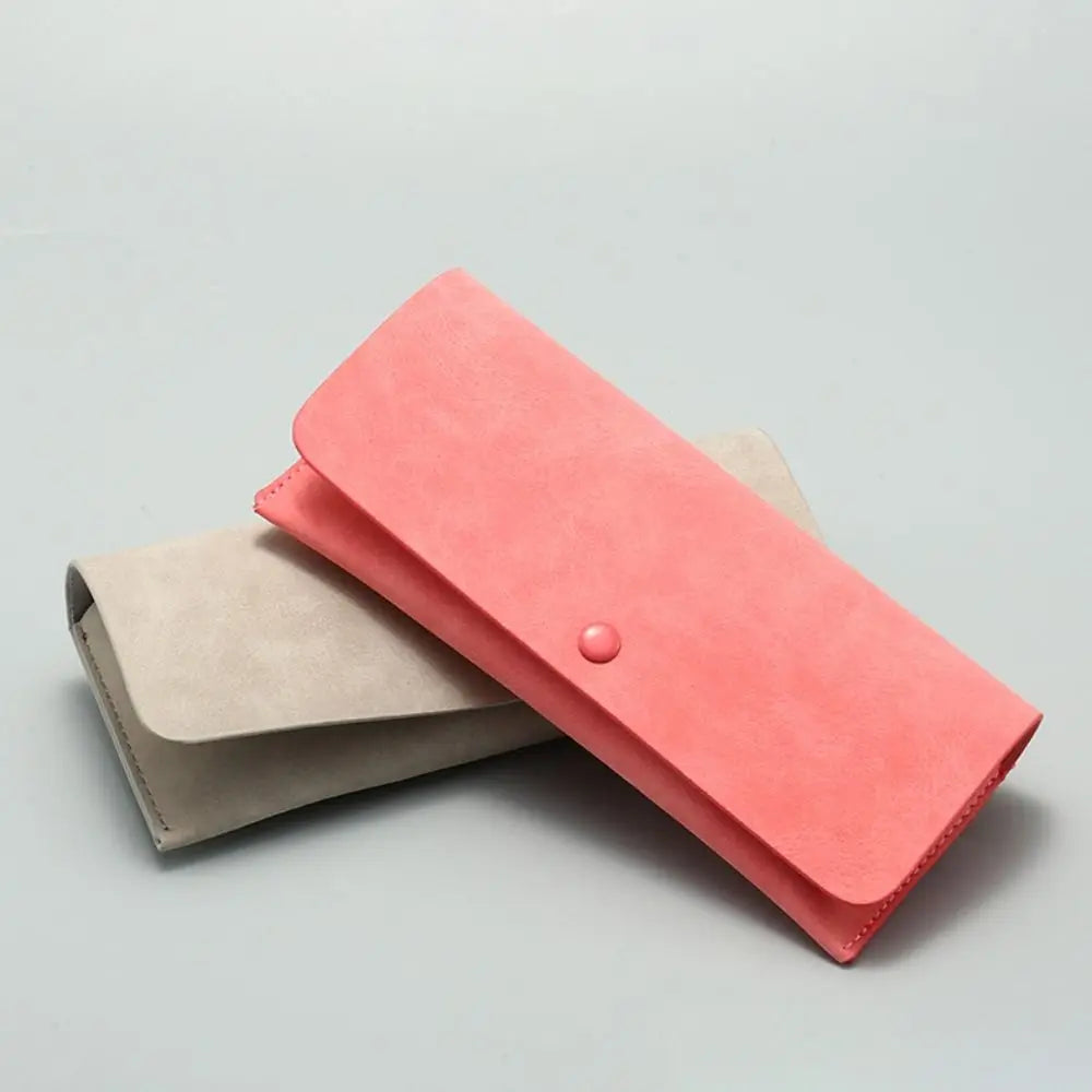 PU Leather Sunglasses Case – Soft Shell Eyewear Pouch Eyewear Case SWANS