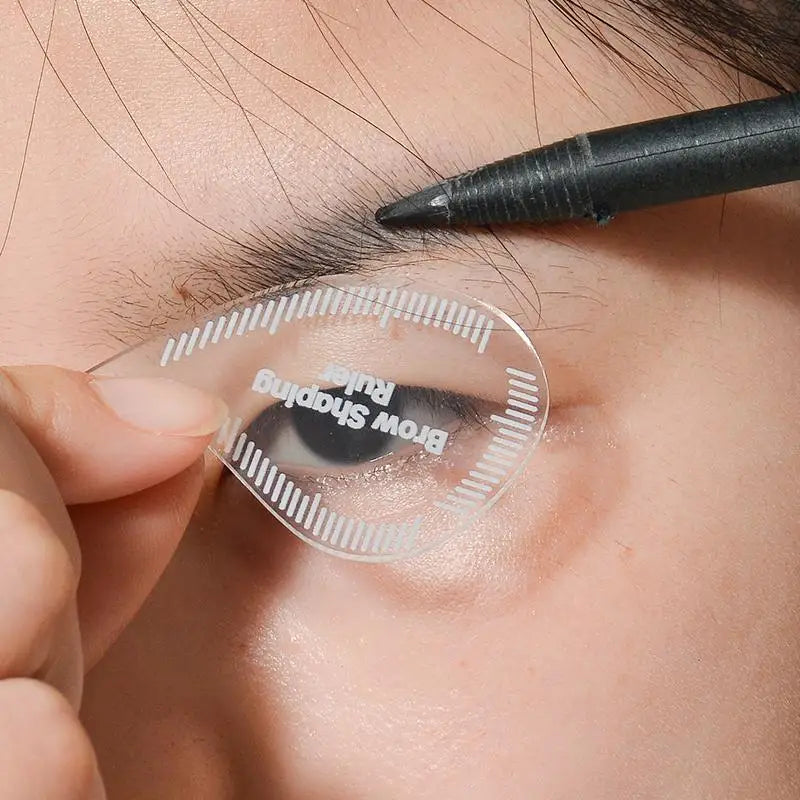 Tear Drop Arch Brow Mapping Ruler – PMU Eyebrow Stencil Brow Mapping Tool SWANS