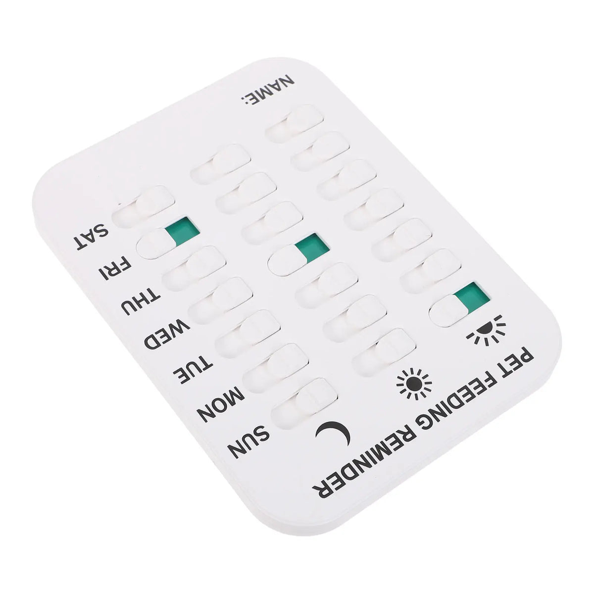 Magnetic Dog Feeding & Medication Tracker Slider Sign Pet Feeding Tracker SWANS Default Title