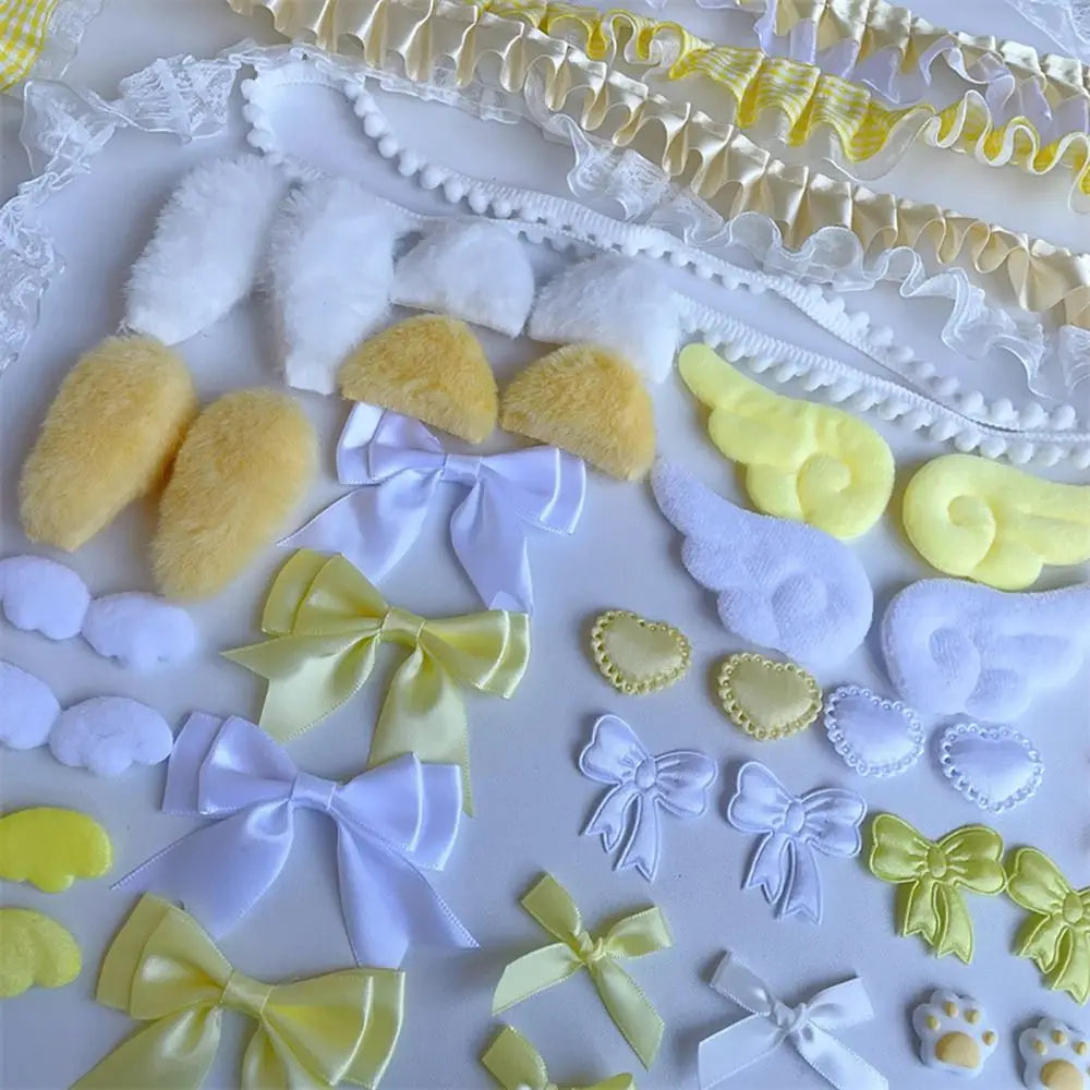 40-Piece Handmade Ear DIY Craft Material Set – Colorful Pack DIY Craft Kit SWANS