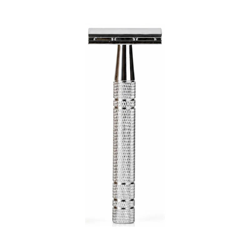 SWANS Rose Gold Double Edge Safety Razor – Knurled Handle Safety Razor SWANS A
