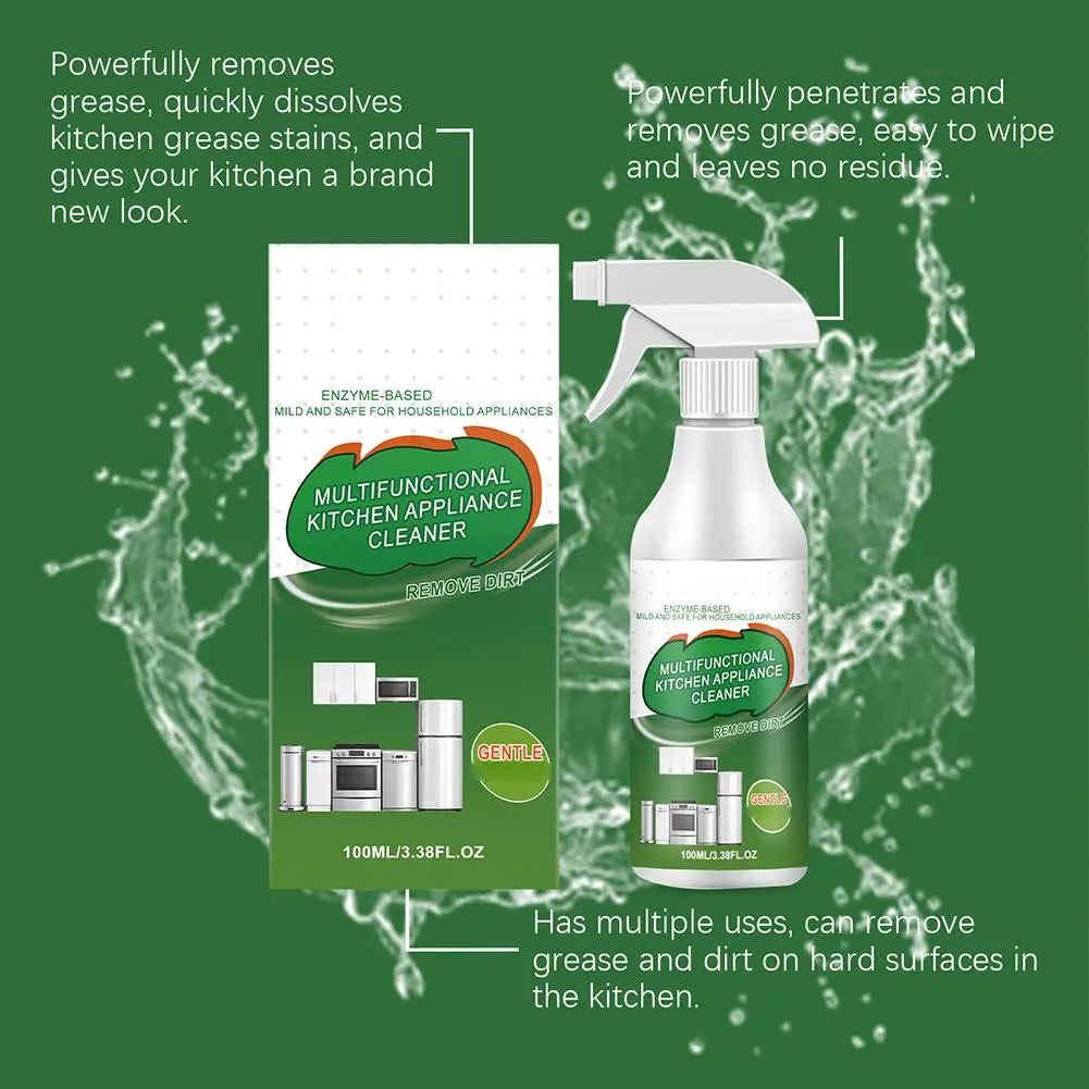 Kitchen Foam Spray Grease Remover – Oven, Stove & Range Hood Kitchen Foam Cleaner SWANS