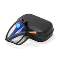 Anti-Blue Light Foldable Reading Glasses with Case – Unisex Reading Glasses SWANS Black -200