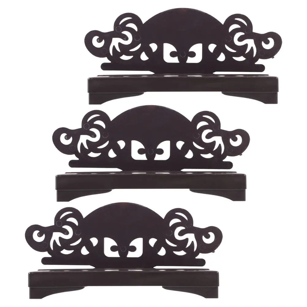 3-Pack Folding Fan Display Stand – Plastic Table Holder Fan Display Stand SWANS