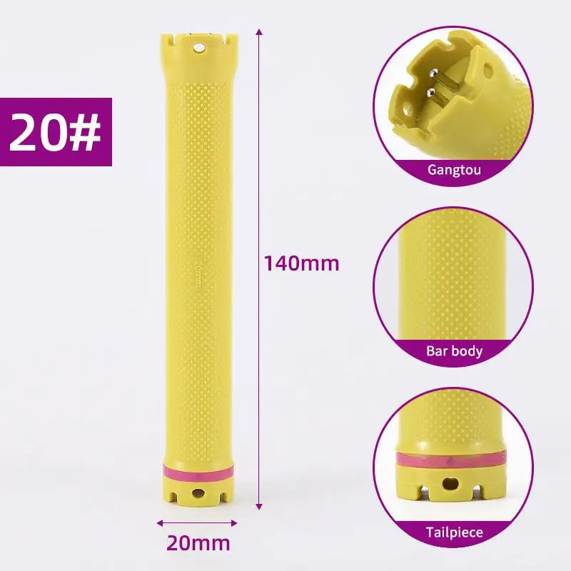 YOVIP 140mm 24V Digital Hot Perm Rod – French Wavy Curler Bar Hair Perm Rod SWANS 20size